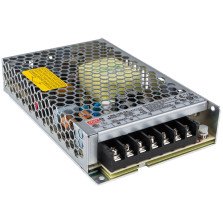 Fuente Switching Mean Well 24V  6,5A  150W │ LRS150-24 │  Gabinete Metálico Modular